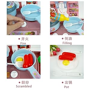 HaiLeTao-Kitchen-Toys-Imitated-Chef-Light-Music-Pretend-Cooking-Food-Play-Dinnerware-Set-Safe-Cute-C-lrmB09RW